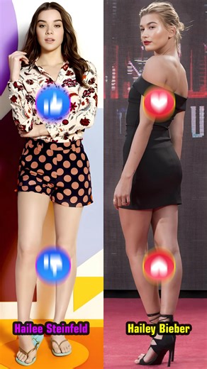 14K views · 969 reactions | Hailee Steinfeld ❤️ is loved for her amazing voice and powerful acting. Hailey Bieber  shines with her stunning fashion and beauty style. Both are adored by fans everywhere . #hollywoodstar #celebrity #famous #moviestars | Paflek | Facebook