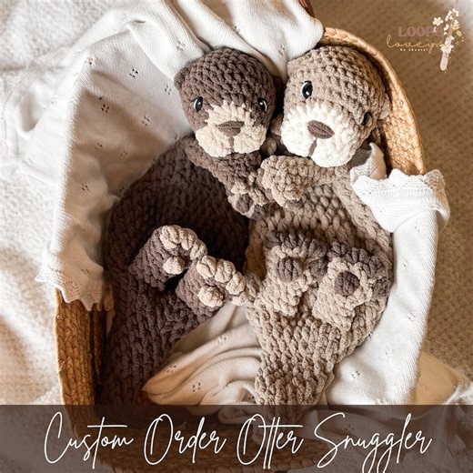 Custom Order Crochet Otter