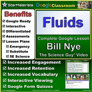 Complete Lesson for Bill Nye Fluids - Google Classroom Version
