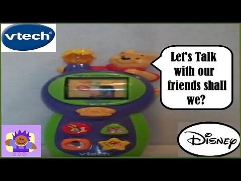 Disney Winnie the Pooh Call N' Learn Toy Phone By Vtech