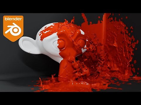 Blender Tutorial - Paint Splatter Effect with Dynamic Paint