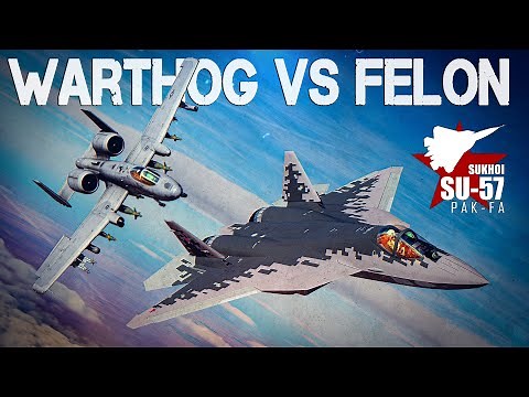 A-10 Warthog Vs Su-57 Felon DOGFIGHT | Digital Combat Simulator | DCS |