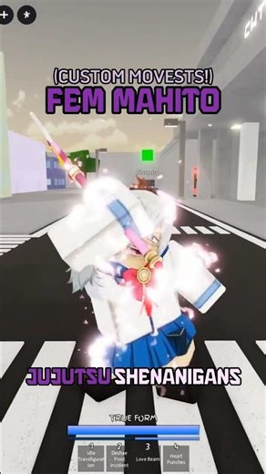 MAHITO in Jujutsu Shenanigans! (Custom Movesets) #roblox #jujutsushenanigans #shorts