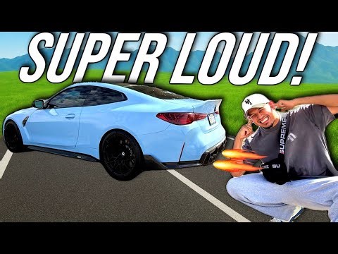 THIS IS THE LOUDEST EXHAUST SOUND ON A G82 M4!!! (*CRAZY POPS*)