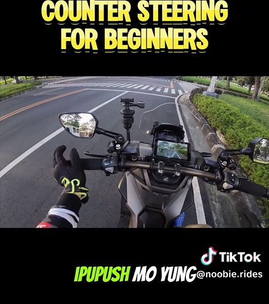 Master Counter Steering for Motorcycle Safety