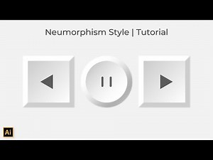 Neumorphism Design - Adobe Illustrator Tutorials