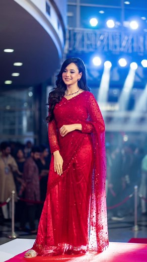 Stunning Red Dress on the Red Carpet