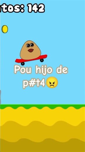 La canción de pou🤑 #xd #parati #humor #pou #nosequemasponerxd #canción #cliffjump