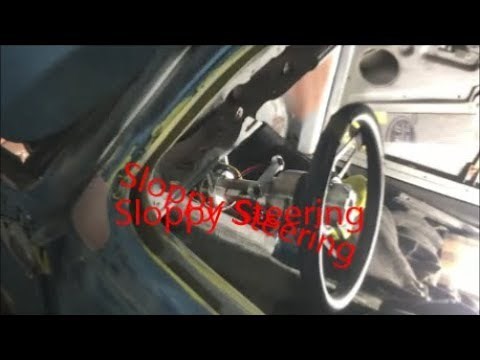 vw bug Sloppy steering adjustment