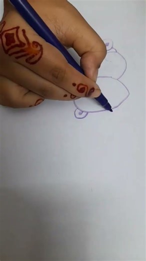 Draw a panda easily 🐼#easydrawing #drawing #panda #shorts