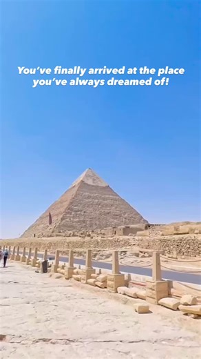 26 reactions · 3 comments | Send this to someone who’s always dreamed of visiting Egypt!  Egypt had been on our bucket list for the longest time and finally being there was nothing short of a dream come true! ❤️ #egypt #pyramid #ancientegypt #bucketlist #travel #sevenwonders | Trips With Dipp | Facebook