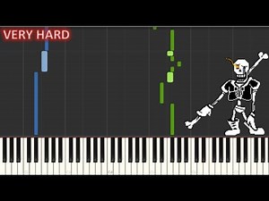 Papyrus Disbelief - Interstellar Retribution piano tutorial
