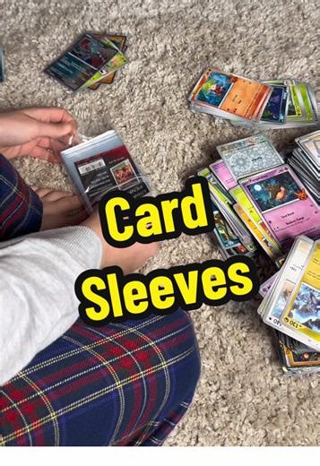 Keeping your #pokemon cards protected is something we learnt real quick. These penny sleeves act as a great barrier for your collection #pokemoncards #pokemontcg #tcgcollector #cardcollector
