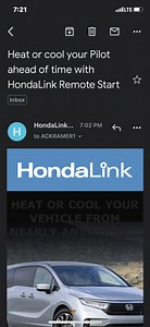 Remote start with HondaLink finally comes to Pilot??