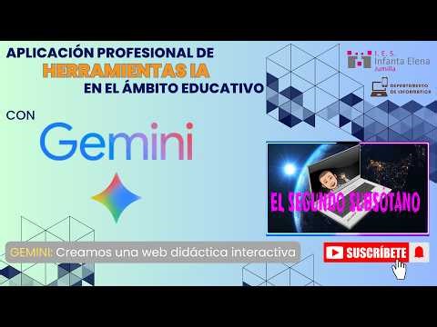 Crea Aplicaciones Web Interactivas para tus alumnos con Gemini (Sin saber programación)