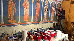Iconic art created at Saint Matthew Orthodox Church in Green Bay