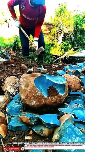 Best innovative stone-breaking iron hammer tool with stronger impact #innovative