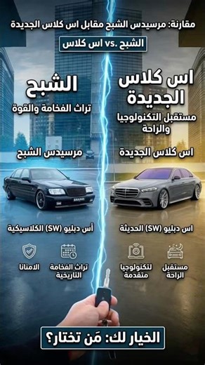 مرسيدس الشبح ضد S-Class الحديثة: هل لا تزال الملكة المتوجة؟ | مقارنة الأجيال 🔥