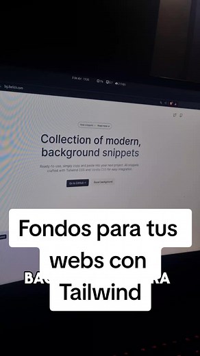 📚Librería de backgrounds para tus paginas webs con Tailwind. - #programming #developer #tailwind