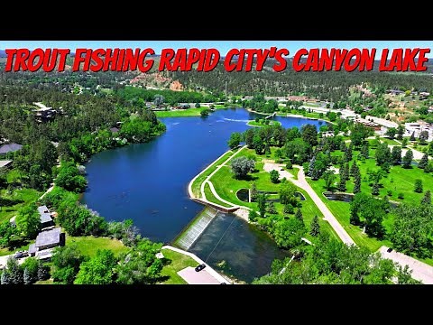 Trout Fishing Rapid City's Canyon Lake Park