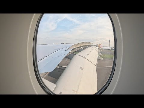 Etihad A380 Wing View landing! Massive Flap Deployment into London