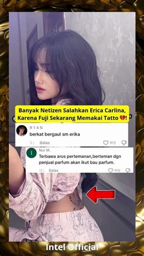 FUJI PAKAI TATTO, ERICA DI SALAHKAN NETIZEN! #fuji #fujian #fypシ゚viral #fypシ #fypシ゚