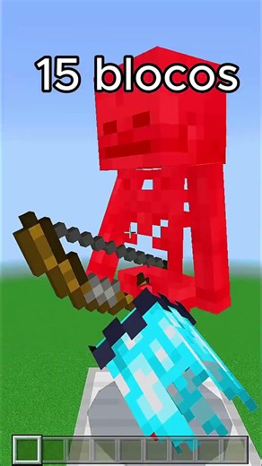 QUANTOS BLOCOS UM ESQUELETO CONSEGUE SOBREVIVER? #minecraft
