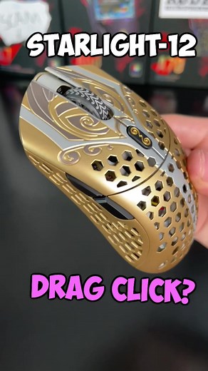 Can the Finalmouse Starlight-12 Drag Click? #starlight12 #finalmouse #heli3x #dragclick #cpstest #dragclicking #dragclicker #dragclickingmice #mlgrush