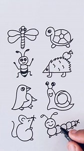 397K views · 2.8K reactions | Easy drawing ideas for kids using number . #numberart #drawingtutorial #easydrawing #fbreelsfypシ゚viralfbreelsfypシ゚viral | Easy drawing for kids24 | Facebook