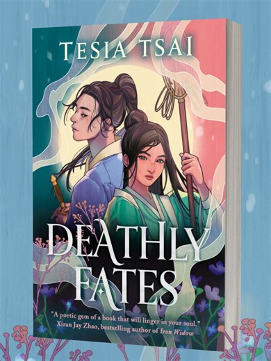 A cover so stunning it will wake the dead! 💀 Deathly Fates is perfect for readers who love: 🍵 Books steeped in Chinese folklore ☀️ The Grumpy x Sunshine trope ✨ C-dramas with magic and mystery 🌸 Eldest Daughter Energy 🌙 Books like Daughter of the Moon Goddess and Six Crimson Cranes The spellbinding debut by Tesia Tsai and gorgeous cover illustrated by Yejin Park #deathlyfates #tesiatsai #fantasyromancebooks #grumpyxsunshine #EastAsianFantasy