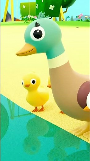 Машинки не хотят пугать утят и спрятались! 🐥 #песенкидлямалышей #детскиепесни #аудиодлядетей