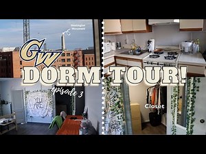 Dorm tour! George Washington University dorm tour series episode 3| FSK dorm tour