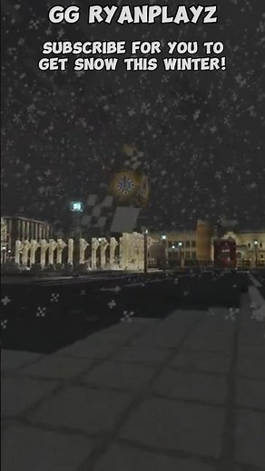 Minecraft London - Walking in a Winter Wonderland ❄ #minecraft #london