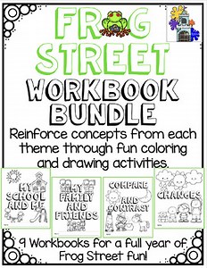 *BUNDLE* Year of Workbooks for Frog Street Pre-K 2020