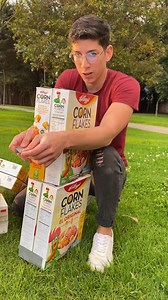 9.9K views · 16 reactions | He knocks a stranger down with a huge cereal box block 邏 | The Humor Train | Facebook