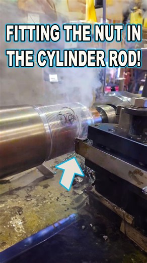 212K views · 2.7K reactions | Fitting The Nut In Hydraulic Cylinder Rod #machining #engineering #fblifestyle | Cutting Edge Engineering Australia | Facebook