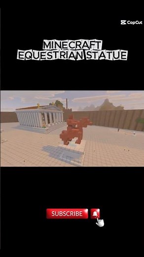 How I Built a Giant Horse Statue in Minecraft (Tutorial)