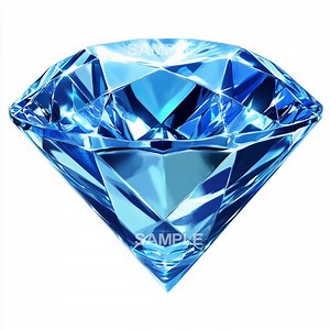Clipart Blue Diamond PNG - Sapphire Gemstone Digital Download for Invitations, Scrapbooking & Crafts - Etsy
