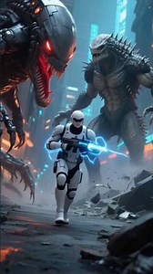 Alien Invasion vs Predator Monsters – Epic Sci-Fi Apocalypse in 8K