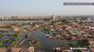10K views · 119 reactions | Khartoum, Sudan, was drenched by the Nile River on Aug. 11. It was the highest flooding since records began as residents struggled to hold the water back: https://bit.ly/2F95gzr | AccuWeather | Facebook