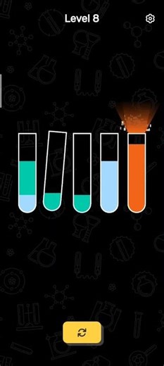 Sort bottle puzzle game level - 8 #gaming #gameplay #games #play #kidsgaming #shortgame #shortvideo