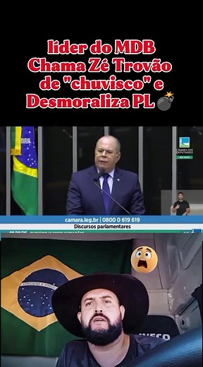 MDB Critica Zé Trovão: Humor e Polêmica no Plenário