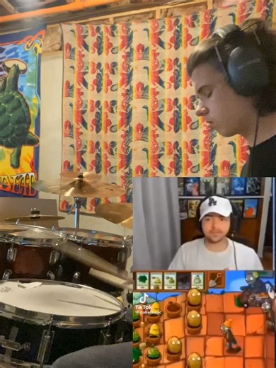 Drums x OH NO! It is the dive rocket launcher!! #drums #drumcover #pvz #brainrot