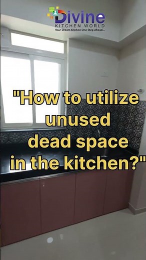how to utilze unused dead space in kitchen