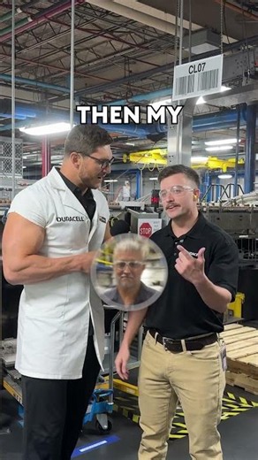 How does it feel to work with your son at Duracell?