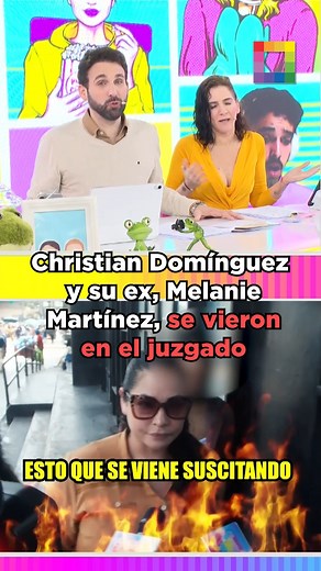 Christian Domínguez y su ex, Melanie Martínez, se vieron en el juzgado. #AmorYFuego #ChristianDomínguez #MelanieMartínez #juzgado | Willax Espectáculos