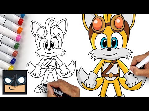 How To Draw Tails | Sonic Boom