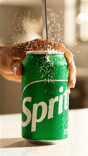 Frozen Sprite Cut in Half ❄️ Most Satisfying ASMR Ever