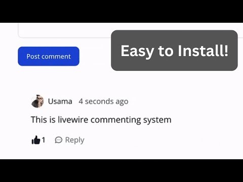 Commentify Package: Add Comment Section with Livewire