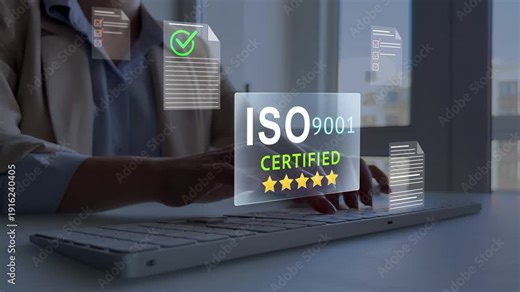 ISO 9001 quality management concept highlighting compliance, audit control, certification readiness and structured processes that support reliable performance and continuous business improvement.